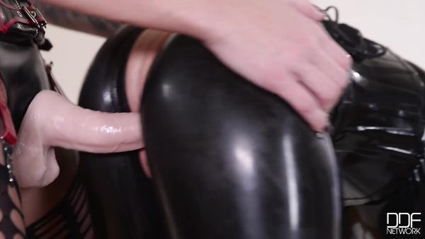 BDSM porn threesome with. Busty slave gets what she deserves