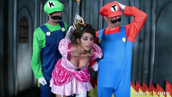 Porn parody of the popular game